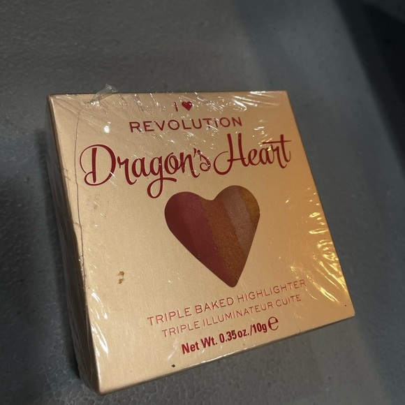 Revolution Dragon's Heart Highlighter - Gold and Red - Picture 1 of 1